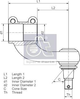 Wilmink Group WG2320688 - Кульова головка, система тяг і важелів autocars.com.ua