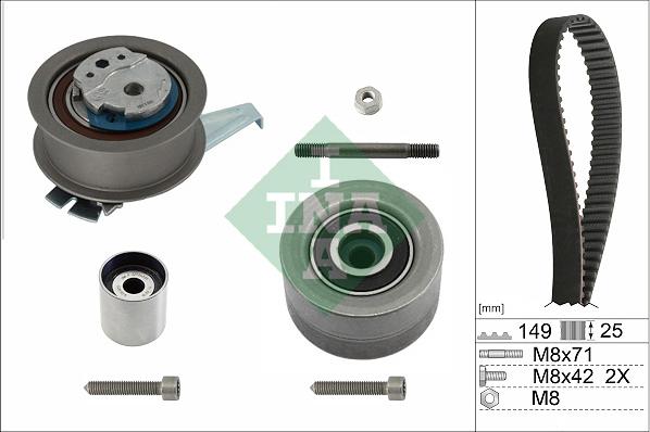 Wilmink Group WG2328731 - Комплект ремня ГРМ autodnr.net