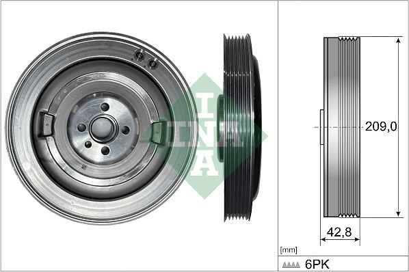 Wilmink Group WG2328740 - Ремінний шків, колінчастий вал autocars.com.ua