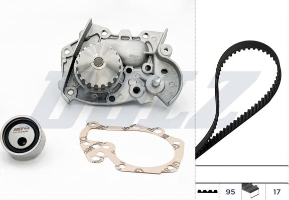 Wilmink Group WG2354899 - Водяний насос + комплект зубчатого ременя autocars.com.ua