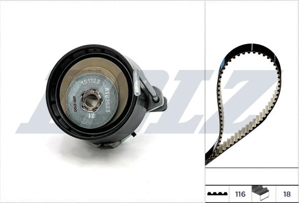 Wilmink Group WG2356054 - Комплект ременя ГРМ autocars.com.ua