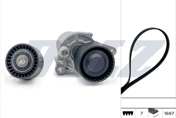 Wilmink Group WG2356069 - Комплект ременя ГРМ autocars.com.ua