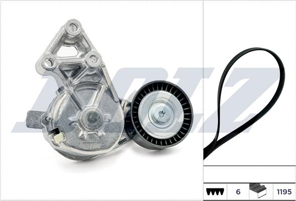 Wilmink Group WG2356086 - Комплект ременя ГРМ autocars.com.ua