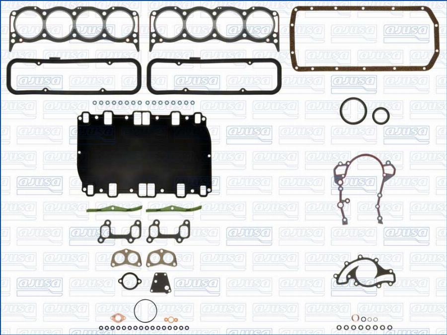 Wilmink Group WG2365166 - Комплект прокладок, двигун autocars.com.ua