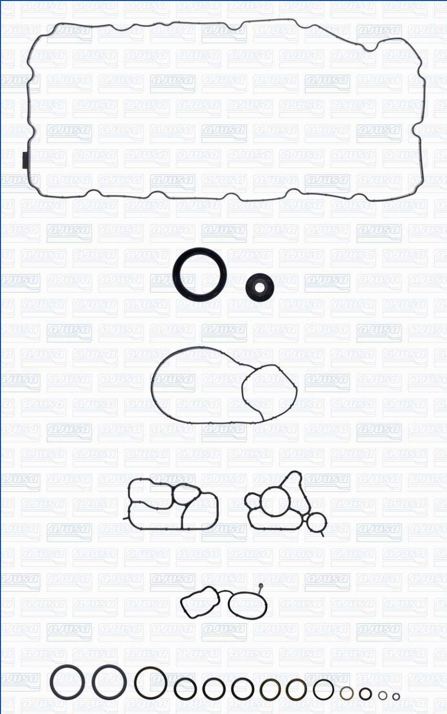 Wilmink Group WG2366682 - Комплект прокладок, блок-картер двигуна autocars.com.ua