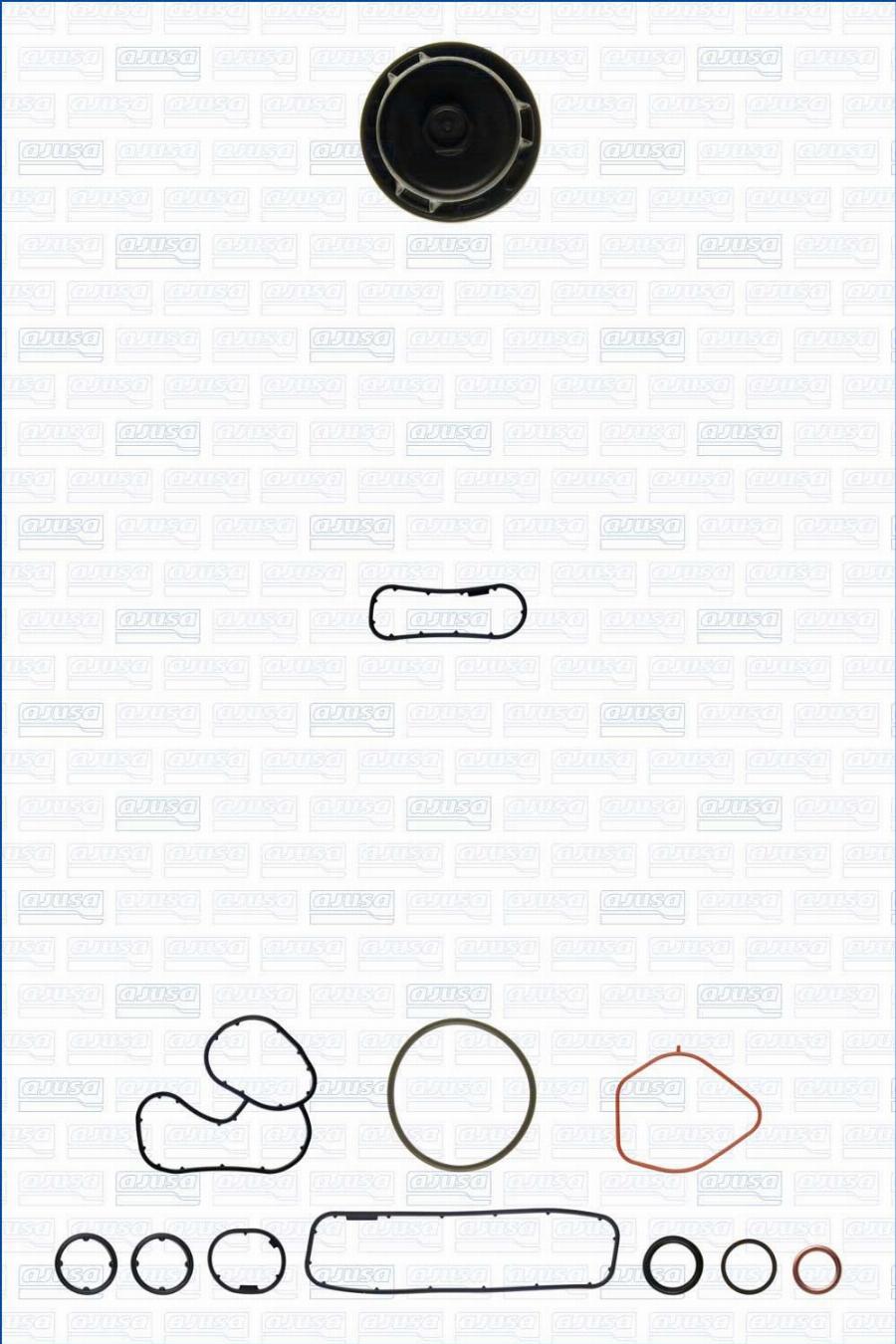 Wilmink Group WG2366753 - Комплект прокладок, блок-картер двигуна autocars.com.ua