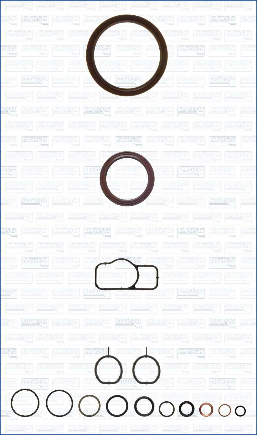 Wilmink Group WG2366862 - Комплект прокладок, блок-картер двигуна autocars.com.ua