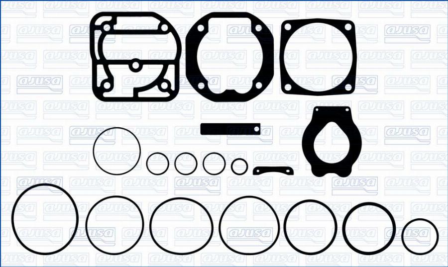 Wilmink Group WG2367517 - Ремкомплект, компресор autocars.com.ua