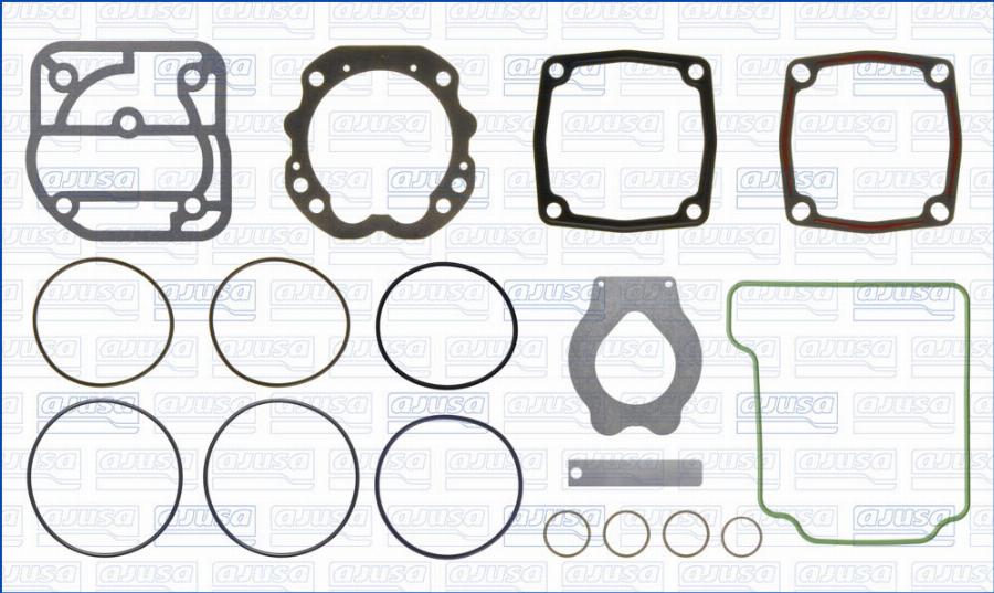 Wilmink Group WG2367527 - Ремкомплект, компресор autocars.com.ua
