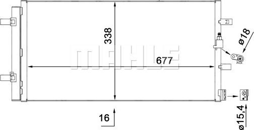 Wilmink Group WG2368584 - Конденсатор, кондиціонер autocars.com.ua