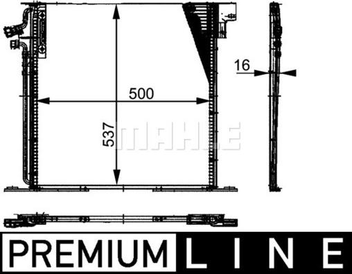 Wilmink Group WG2368725 - Конденсатор, кондиціонер autocars.com.ua