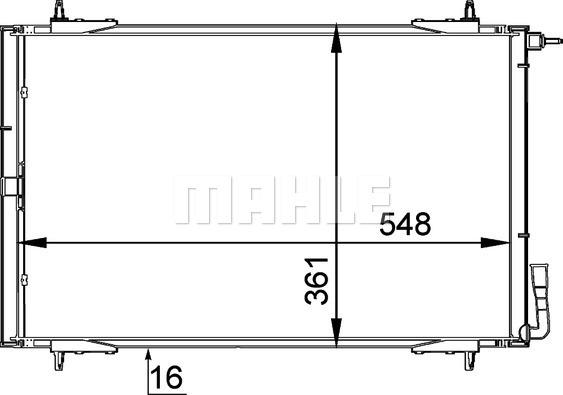 Wilmink Group WG2368734 - Конденсатор, кондиціонер autocars.com.ua