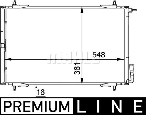 Wilmink Group WG2368734 - Конденсатор, кондиціонер autocars.com.ua