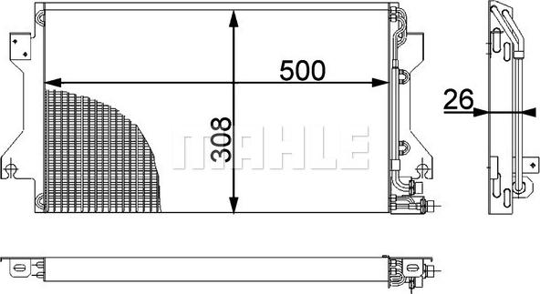 Wilmink Group WG2368745 - Конденсатор, кондиціонер autocars.com.ua