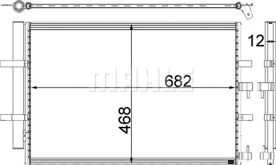Wilmink Group WG2368813 - Конденсатор, кондиціонер autocars.com.ua