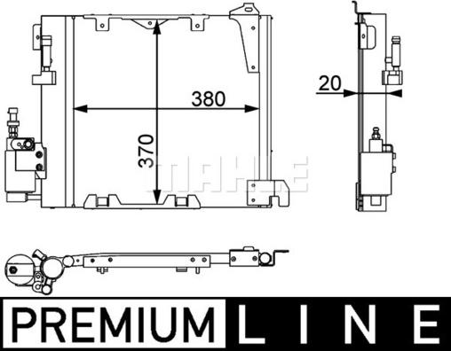 Wilmink Group WG2368844 - Конденсатор, кондиціонер autocars.com.ua