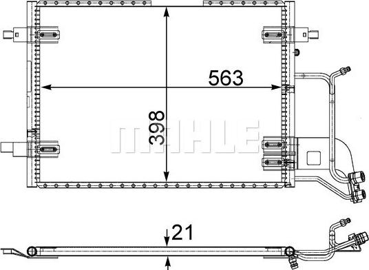 Wilmink Group WG2368850 - Конденсатор кондиционера autodnr.net