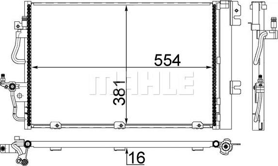 Wilmink Group WG2368886 - Конденсатор, кондиціонер autocars.com.ua