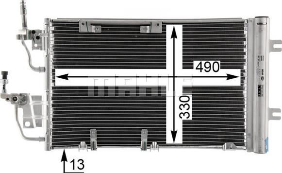 Wilmink Group WG2368903 - Конденсатор, кондиціонер autocars.com.ua