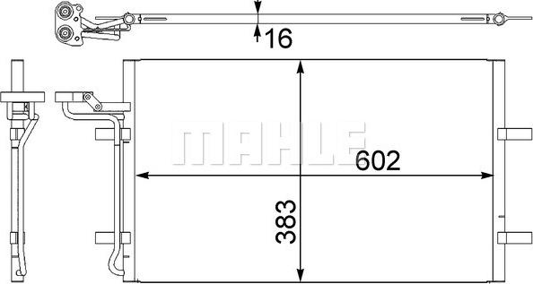 Wilmink Group WG2368914 - Конденсатор, кондиціонер autocars.com.ua