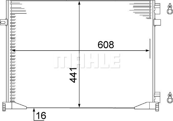 Wilmink Group WG2369023 - Конденсатор, кондиціонер autocars.com.ua