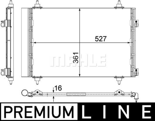 Wilmink Group WG2369035 - Конденсатор, кондиціонер autocars.com.ua