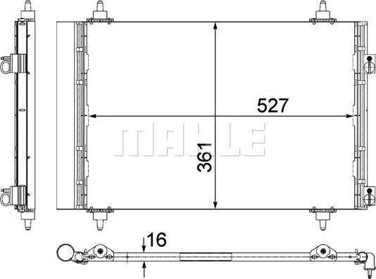 Wilmink Group WG2369035 - Конденсатор, кондиціонер autocars.com.ua