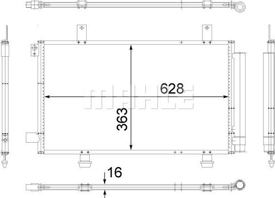 Wilmink Group WG2369038 - Конденсатор, кондиціонер autocars.com.ua