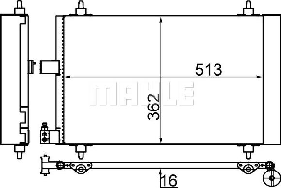 Wilmink Group WG2369059 - Конденсатор, кондиціонер autocars.com.ua