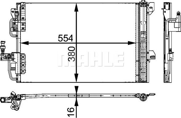 Wilmink Group WG2369117 - Конденсатор, кондиціонер autocars.com.ua