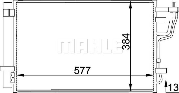 Wilmink Group WG2369151 - Конденсатор, кондиціонер autocars.com.ua