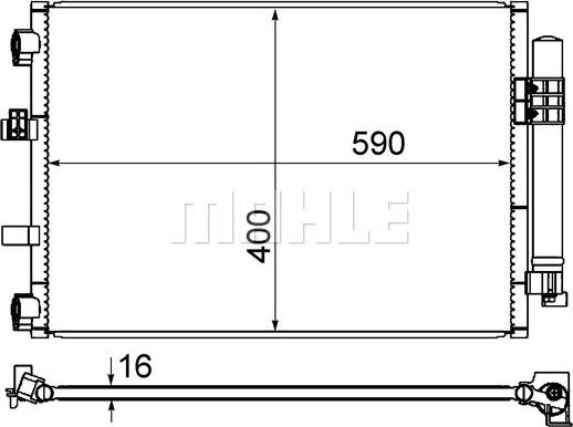 Wilmink Group WG2369311 - Конденсатор, кондиціонер autocars.com.ua