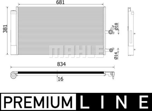 Wilmink Group WG2369325 - Конденсатор, кондиціонер autocars.com.ua