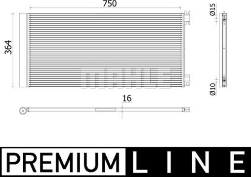 Wilmink Group WG2369388 - Конденсатор, кондиціонер autocars.com.ua