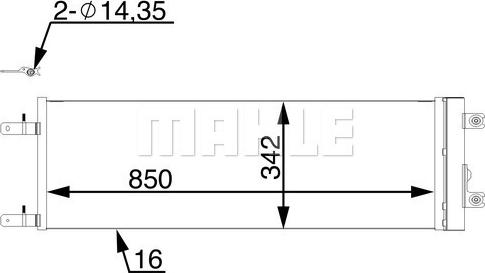 Wilmink Group WG2369411 - Конденсатор, кондиціонер autocars.com.ua