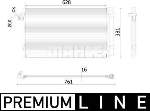 Wilmink Group WG2369421 - Конденсатор, кондиціонер autocars.com.ua