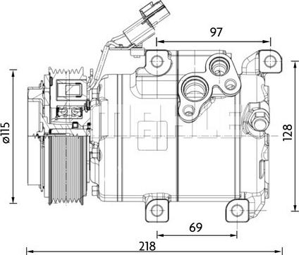 Wilmink Group WG2369767 - Компресор, кондиціонер autocars.com.ua