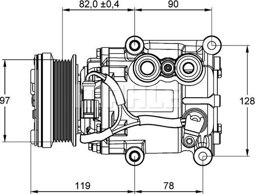 Wilmink Group WG2369845 - Компрессор кондиционера autodnr.net