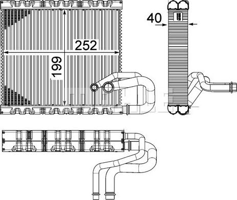 Wilmink Group WG2370268 - Испаритель, кондиционер autodnr.net