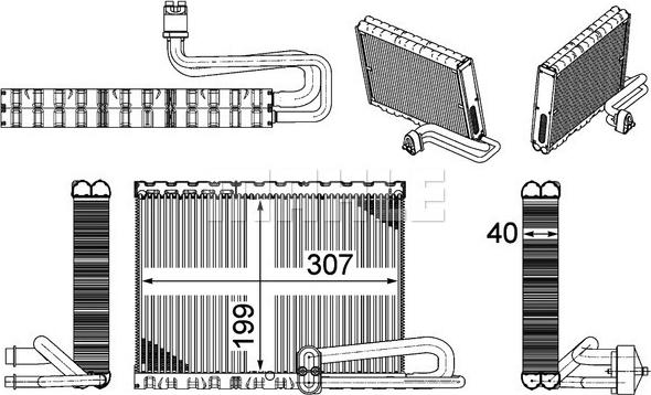 Wilmink Group WG2370280 - Випарник, кондиціонер autocars.com.ua