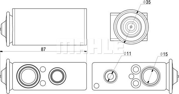 Wilmink Group WG2370484 - Розширювальний клапан, кондиціонер autocars.com.ua