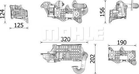 Wilmink Group WG2370552 - Радіатор, рециркуляція ОГ autocars.com.ua