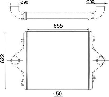 Wilmink Group WG2370563 - Интеркулер autocars.com.ua