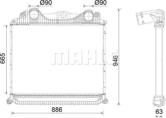 Wilmink Group WG2370571 - Интеркулер autocars.com.ua