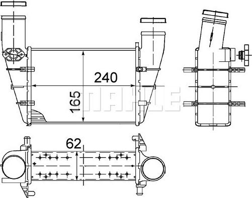 Wilmink Group WG2370581 - Интеркулер autocars.com.ua