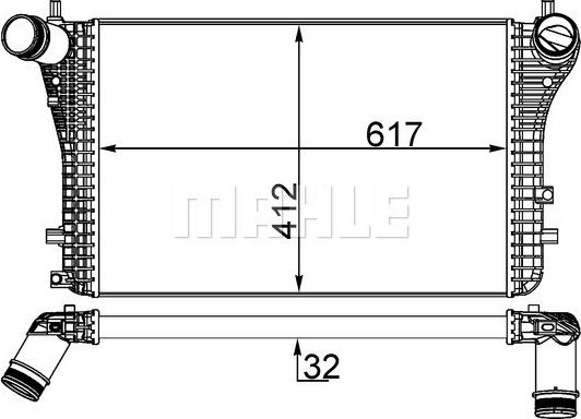 Wilmink Group WG2370670 - Интеркулер, теплообменник турбины autodnr.net