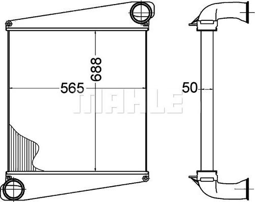 Wilmink Group WG2370748 - Интеркулер autocars.com.ua