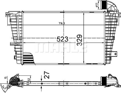 Wilmink Group WG2370937 - Интеркулер autocars.com.ua