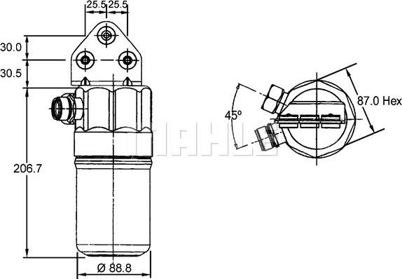 Wilmink Group WG2371305 - Осушувач, кондиціонер autocars.com.ua