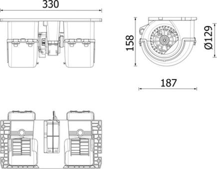 Wilmink Group WG2374595 - Вентилятор салону autocars.com.ua